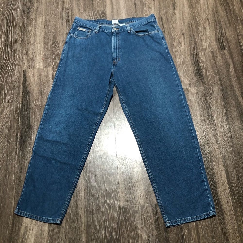 Vintage Calvin Klein Loose Fit Jeans Medium Wash 100% Cotton 36 Waist